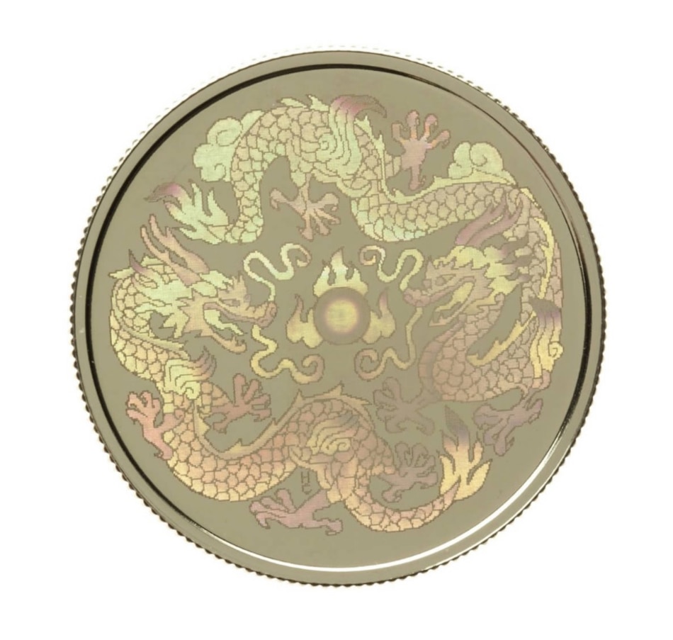 Image 667444.jpg, Product 667-444 / Price $1,388.88, 2000 $150 18K Gold Hologram Coin - Year of the Dragon from Royal Canadian Mint (RCM) on TSC.ca's Coins department