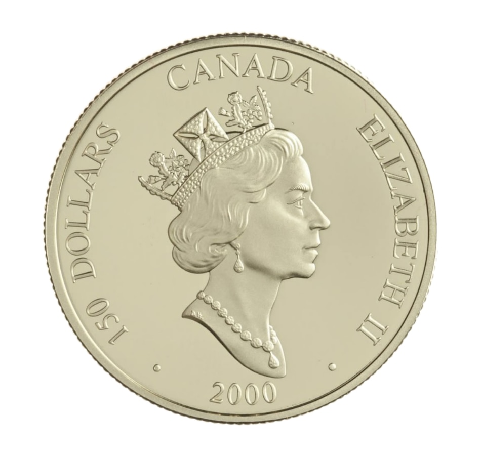 Image 667444_ALTMORE1.jpg, Product 667-444 / Price $1,388.88, 2000 $150 18K Gold Hologram Coin - Year of the Dragon from Royal Canadian Mint (RCM) on TSC.ca's Coins department