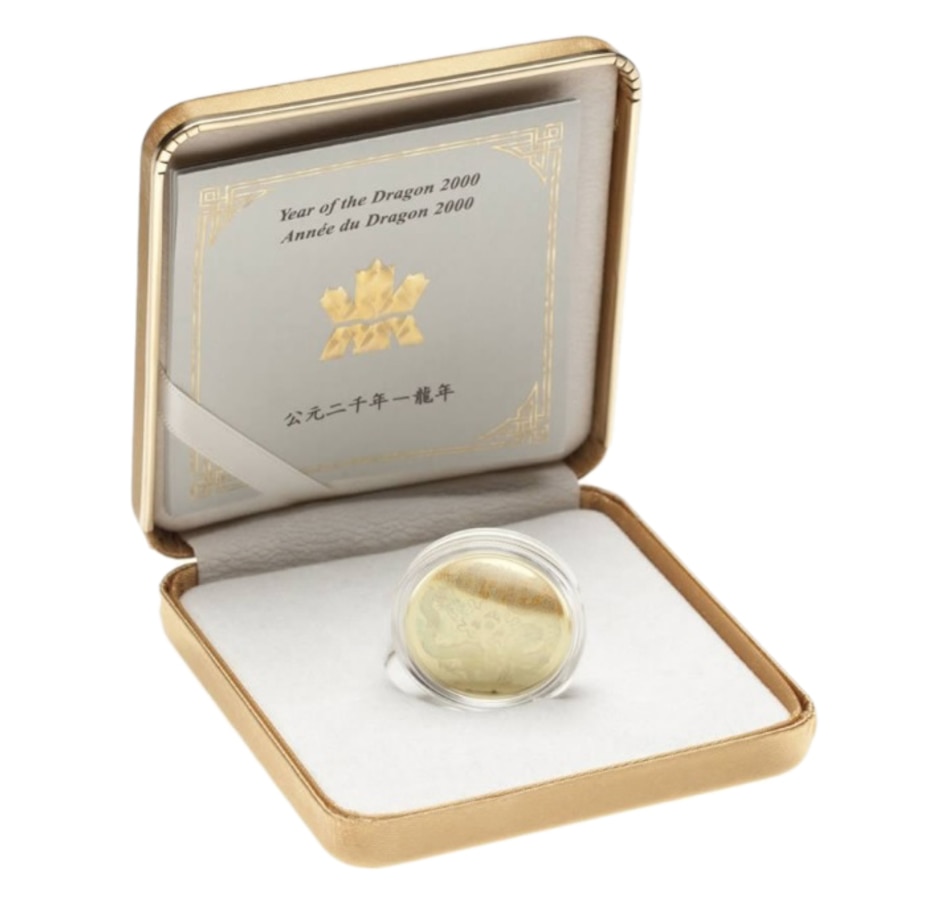 Image 667444_ALTMORE2.jpg, Product 667-444 / Price $1,388.88, 2000 $150 18K Gold Hologram Coin - Year of the Dragon from Royal Canadian Mint (RCM) on TSC.ca's Coins department