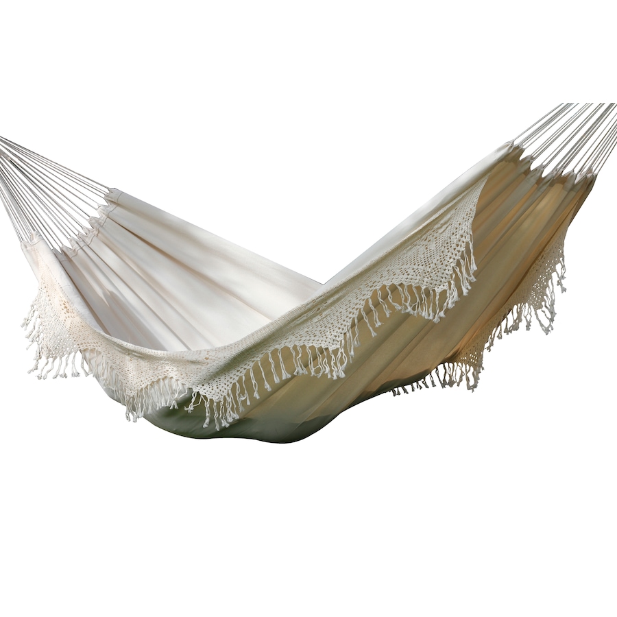 Image 667727.jpg, Product 667-727 / Price $144.99, Vivere Double Deluxe Brazilian Natural Hammock with Fringe from Vivere on TSC.ca's Home & Garden department