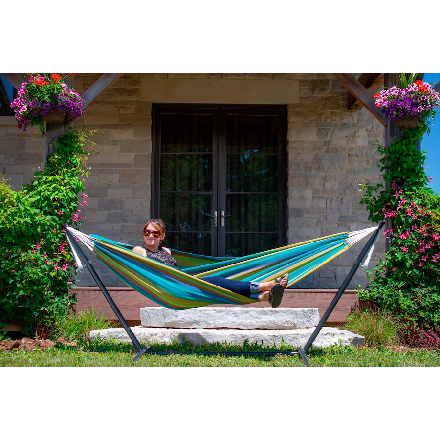 Image 667729_ALTMORE3.jpg, Product 667-729 / Price $292.99, Vivere Sunbrella Combo Hammock with Stand from Vivere on TSC.ca's Home & Garden department