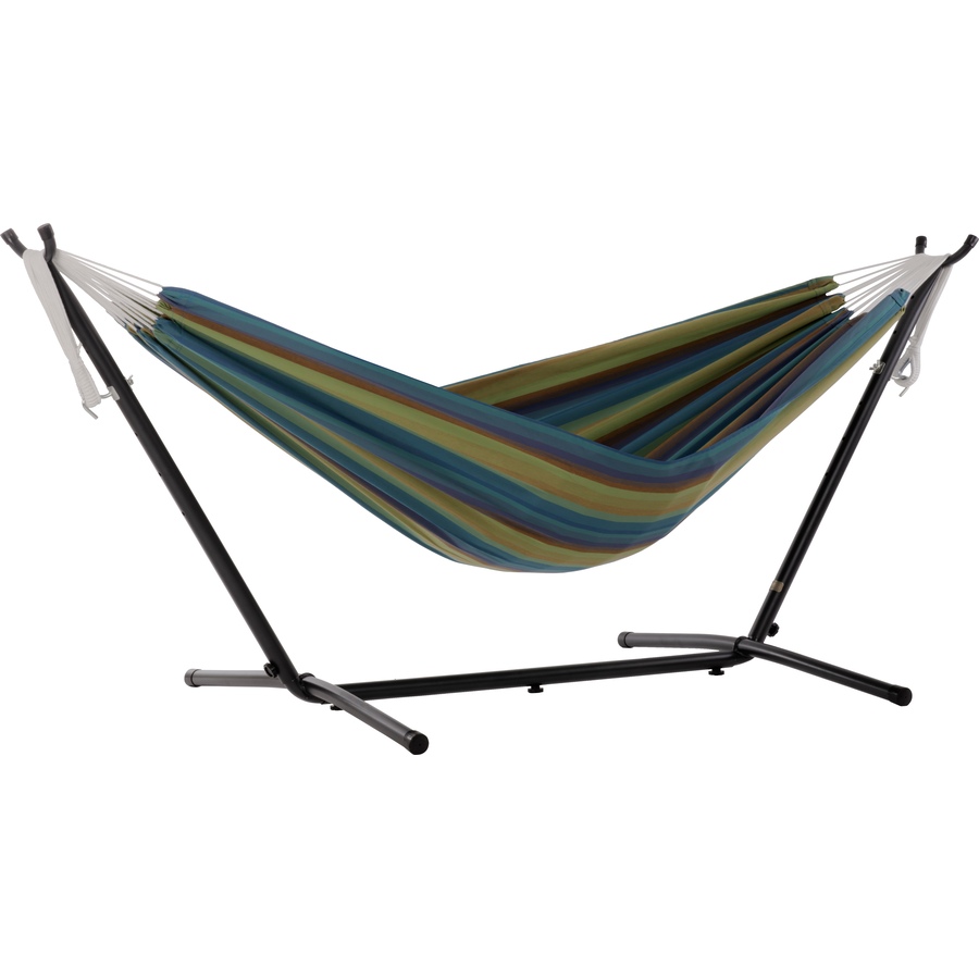 Image 667729_LGN.jpg, Product 667-729 / Price $292.99, Vivere Sunbrella Combo Hammock with Stand from Vivere on TSC.ca's Home & Garden department