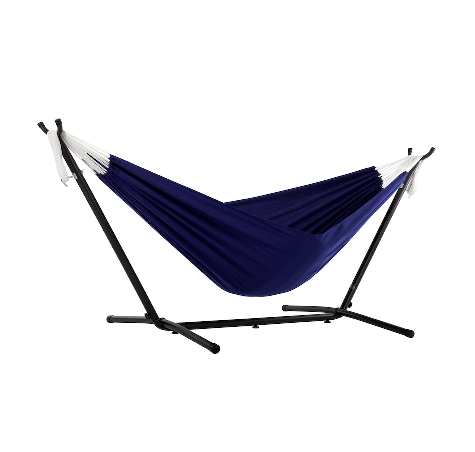 Image 667740_RBU.jpg, Product 667-740 / Price $199.99, Vivere Double Polyester Hammock Combo from Vivere on TSC.ca's Home & Garden department