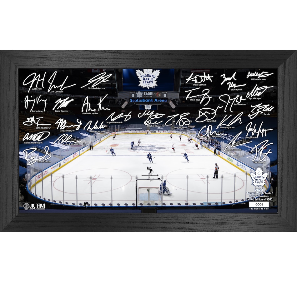 Image 667910.jpg, Product 667-910 / Price $94.99, Toronto Maple Leafs 2021 Signature Rink from Highland Mint on TSC.ca's Sports department