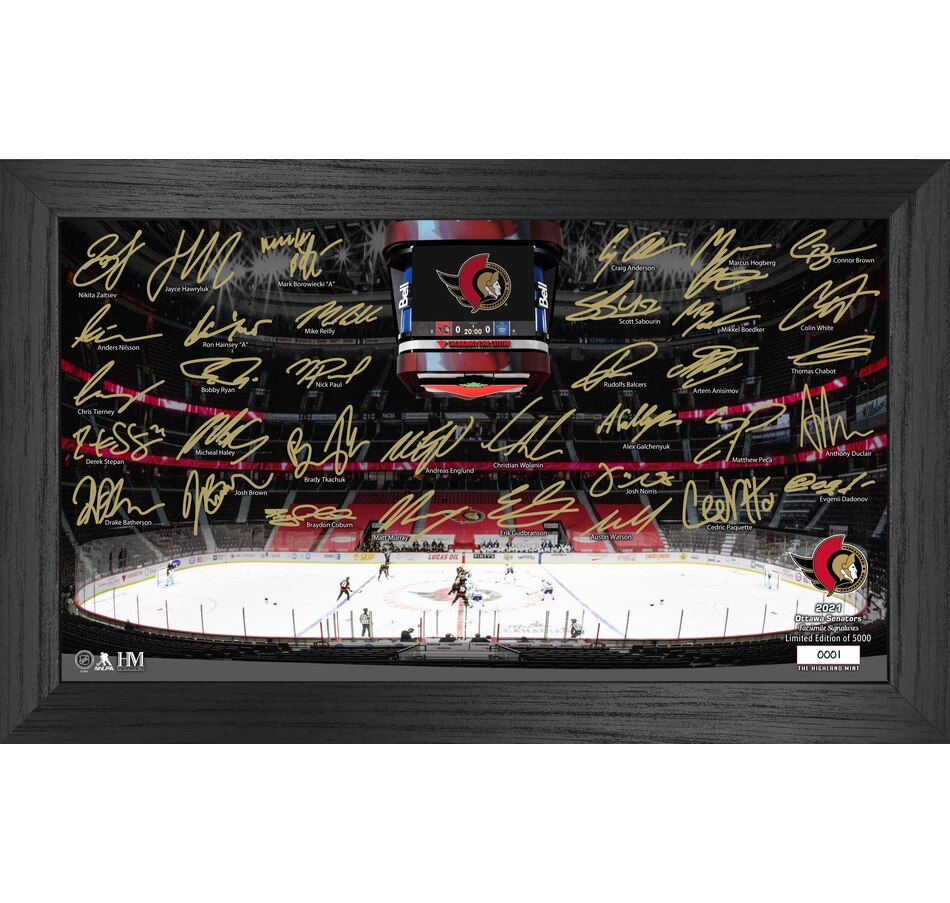 Image 667914.jpg, Product 667-914 / Price $94.99, Ottawa Senators 2021 Signature Rink from Highland Mint on TSC.ca's Sports department