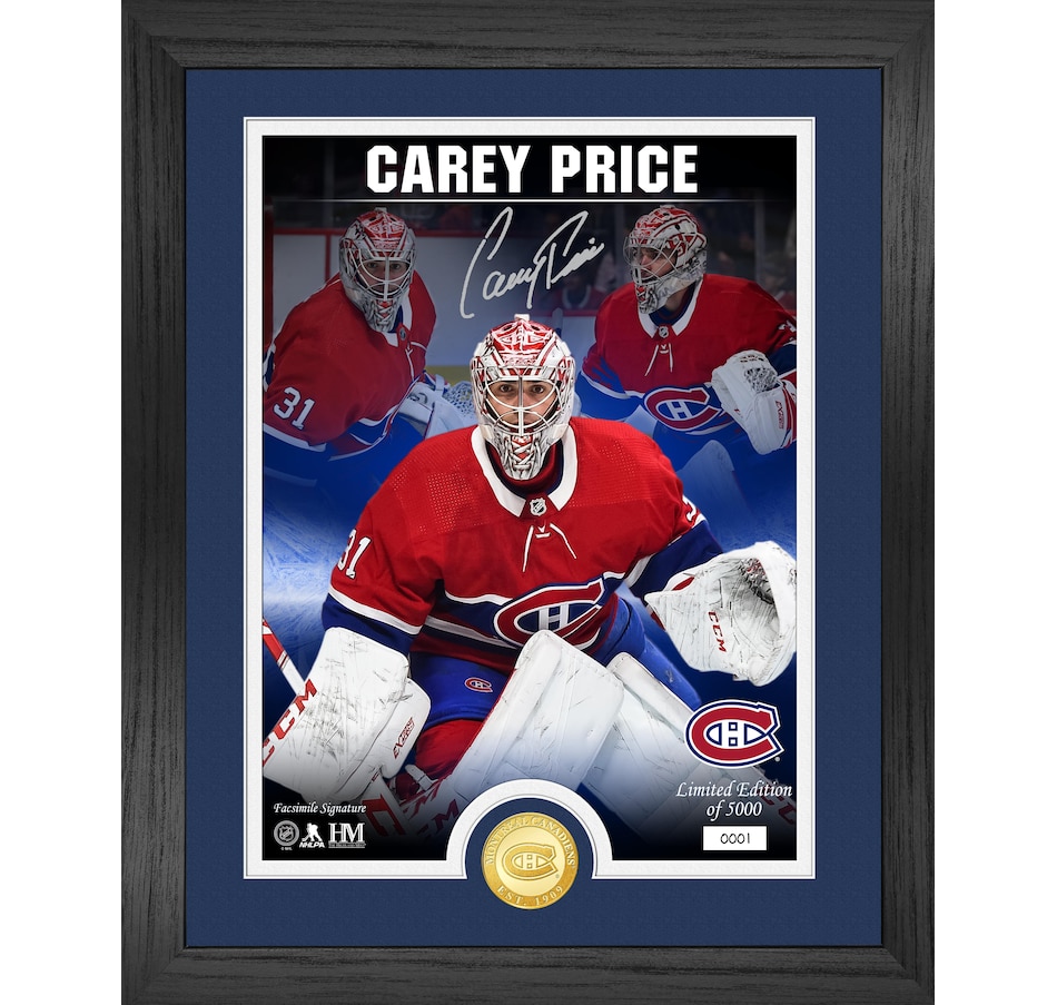 Image 667975.jpg, Product 667-975 / Price $104.99, Carey Price Signature Series Bronze Coin Photo Mint from Highland Mint on TSC.ca's Sports department