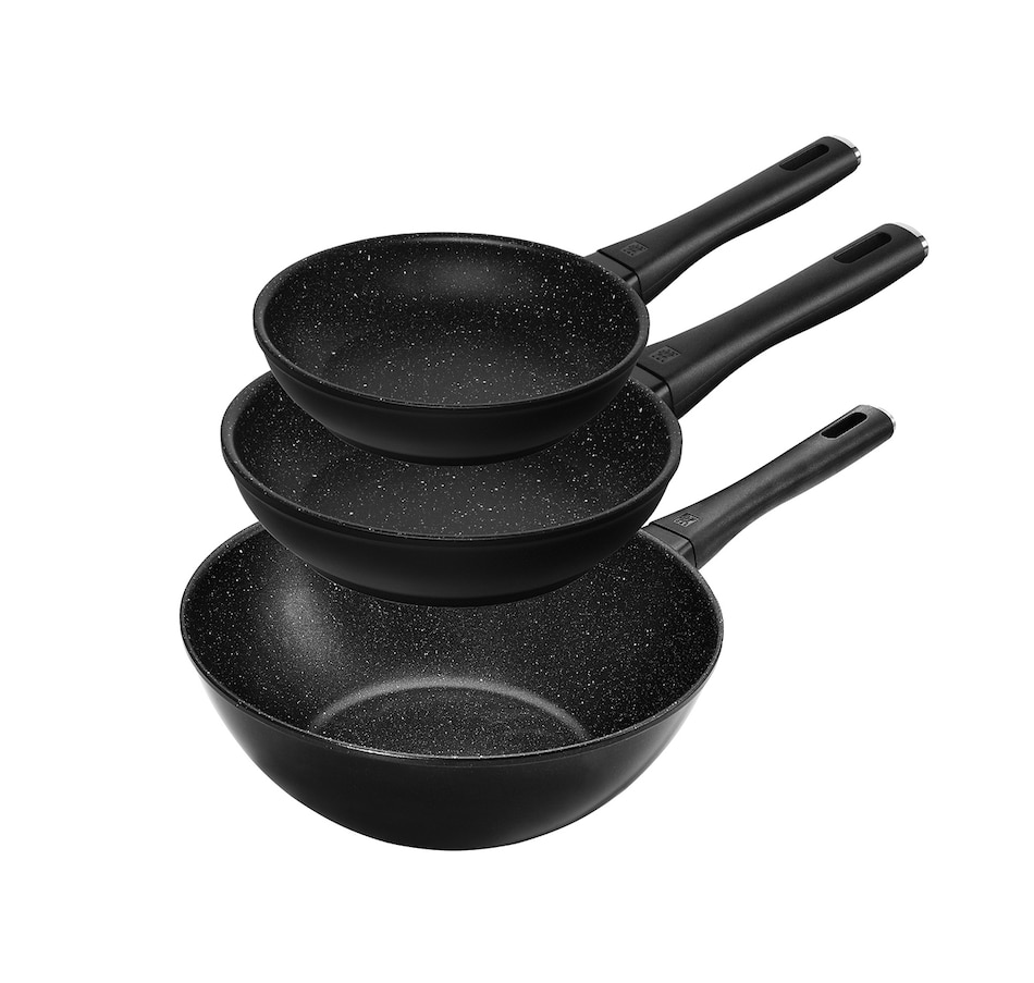 Kitchen Cookware Cookware Sets Zwilling Marquina 3Piece Wok/Frying Pan Set TSC.ca