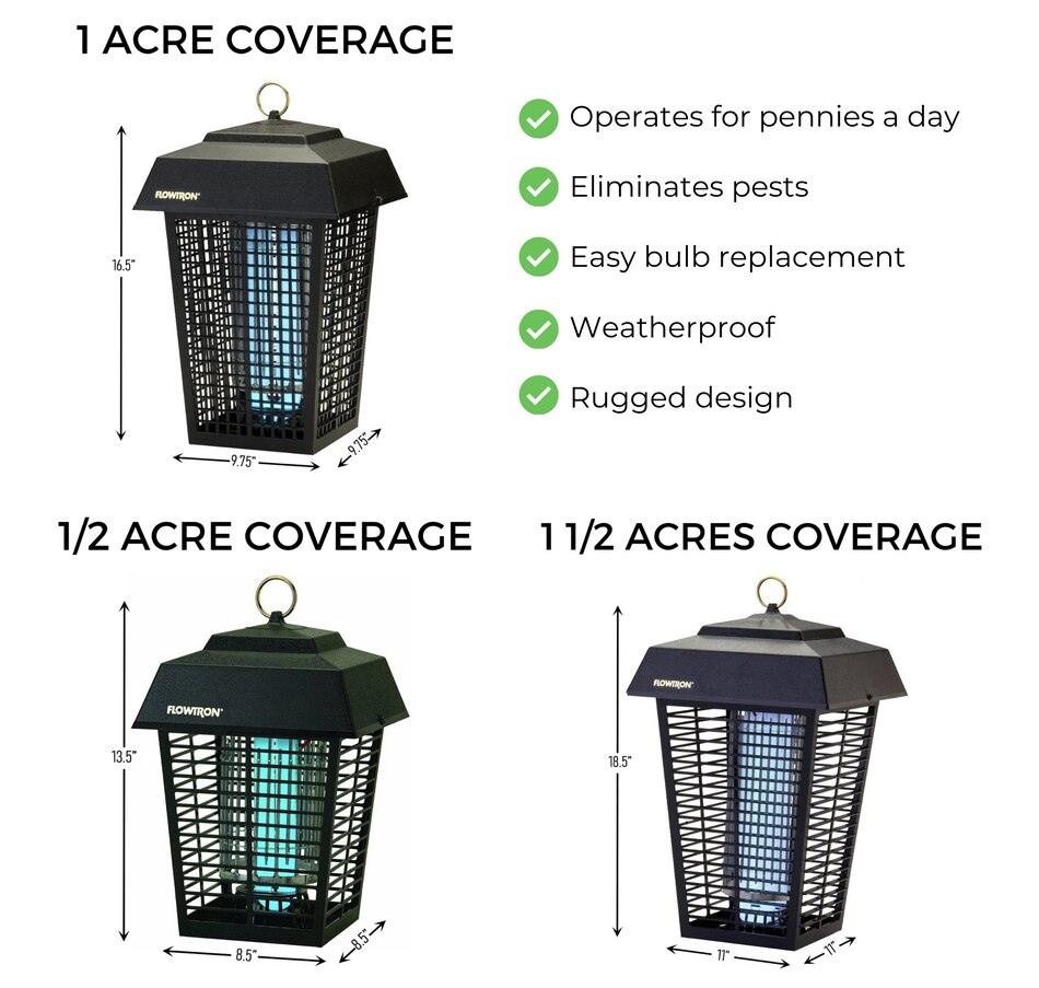 Image 670047_ALTMORE5.jpg, Product 670-047 / Price $129.99, Flowtron 1-Acre Electronic Insect Killer from Flowtron on TSC.ca's Home & Garden department