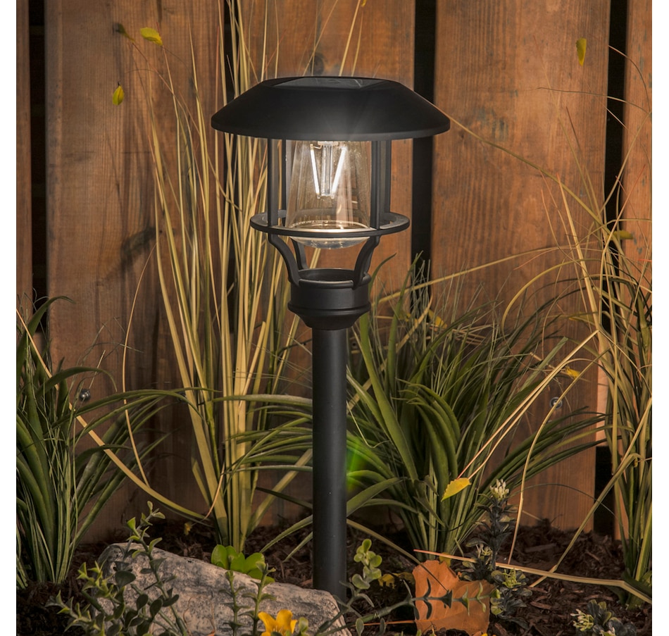 Image 670356.jpg, Product 670-356 / Price $83.99, Sterno Home Vintage-Style Solar Path Light, 10 Lumens, Set of 4 from Sterno Home on TSC.ca's Home & Garden department