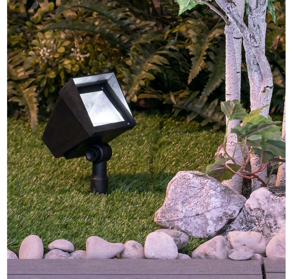 Image 670358.jpg, Product 670-358 / Price $44.99, Sterno Home Squared Edge Solar Spotlight, Set of 2 from Sterno Home on TSC.ca's Home & Garden department