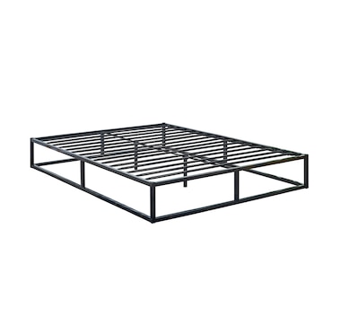 Titus Black Metal Platform Bed