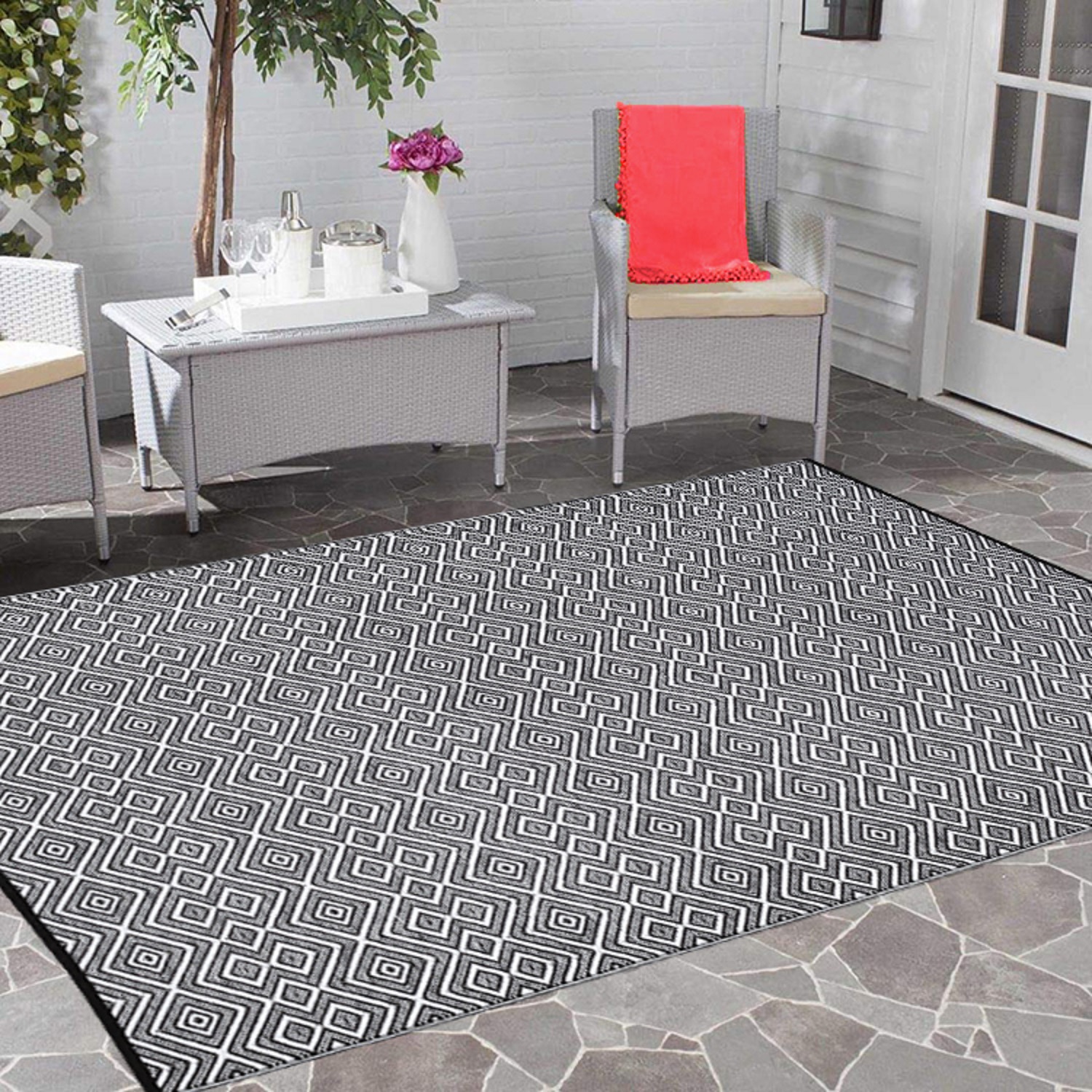 Home Garden D Cor Rugs Mats Area Rugs Viana Quick Dry   671371 BLK 