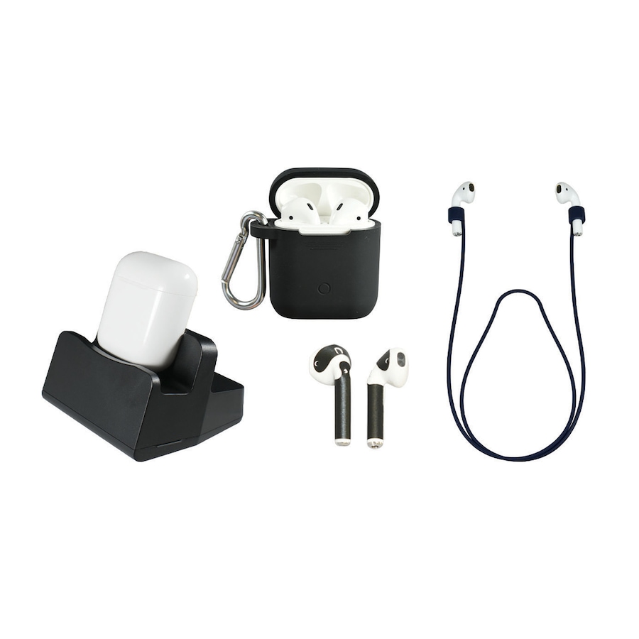 Image 671910_BLK.jpg, Product 671-910 / Price $41.99, Digital Basics 4-Piece Master Kit for Apple AirPods from Digital Basics on TSC.ca's Electronics department