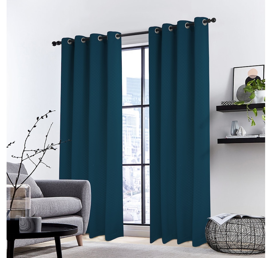 Image 672611_NVY.jpg, Product 672-611 / Price $111.99, Gouchee Home Metrol Curtain Panels 54" x 96" (Set of 2) from Gouchee Home on TSC.ca's Home & Garden department
