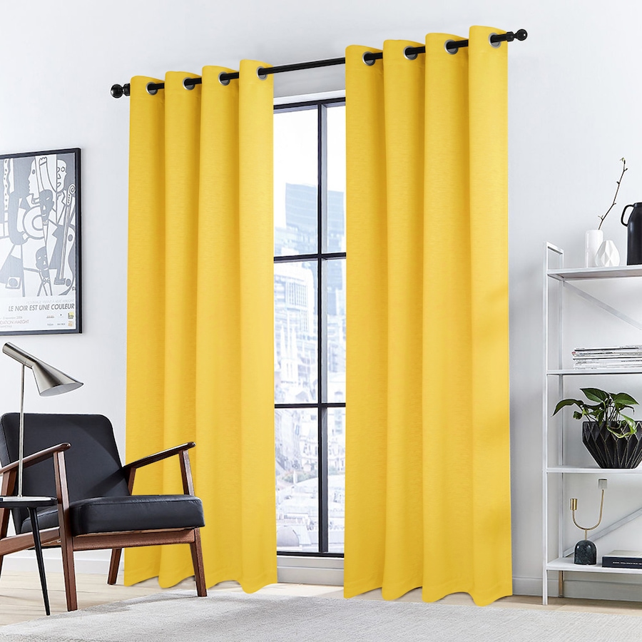 Image 672612_YEL.jpg, Product 672-612 / Price $111.99, Gouchee Home Lingle Curtain Panels 54" x 96" (Set of 2) from Gouchee Home on TSC.ca's Home & Garden department