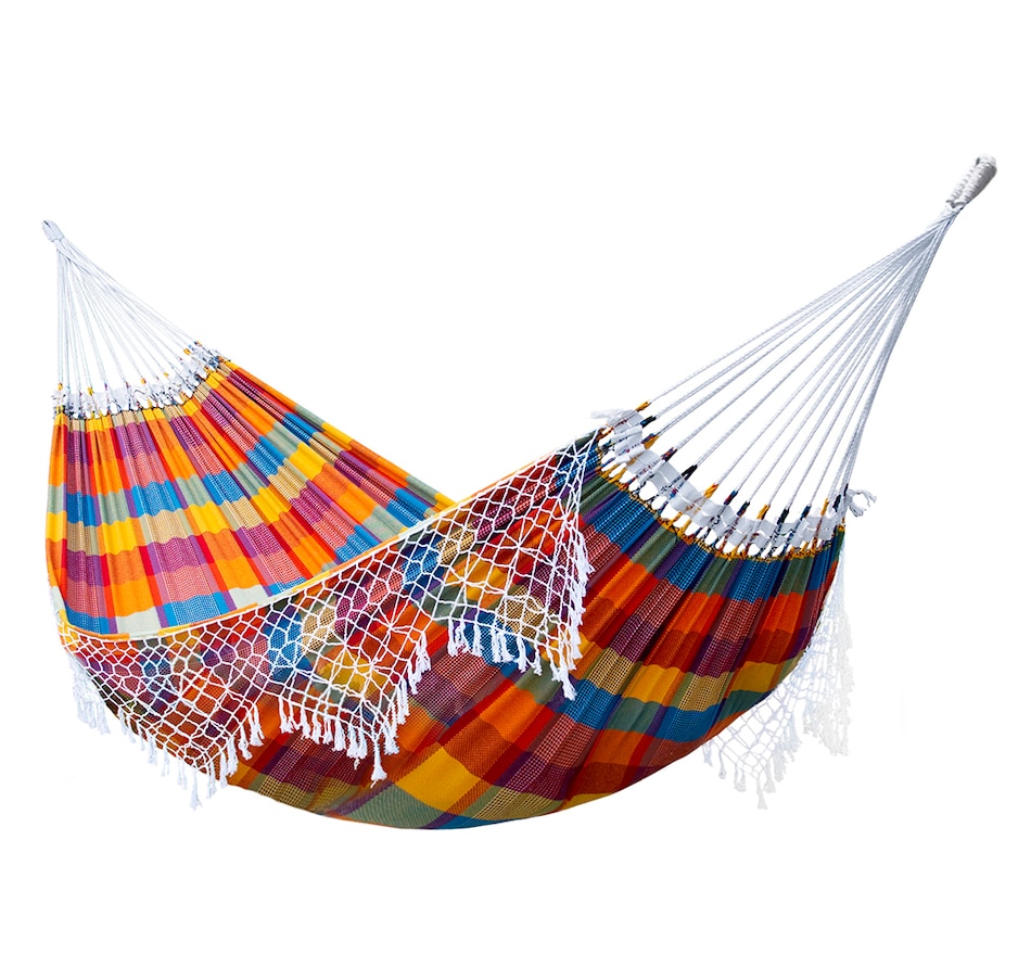 Image 674057_CVL.jpg, Product 674-057 / Price $66.99, Vivere Authentic Brazilian Tropical Hammock - Double from Vivere on TSC.ca's Home & Garden department