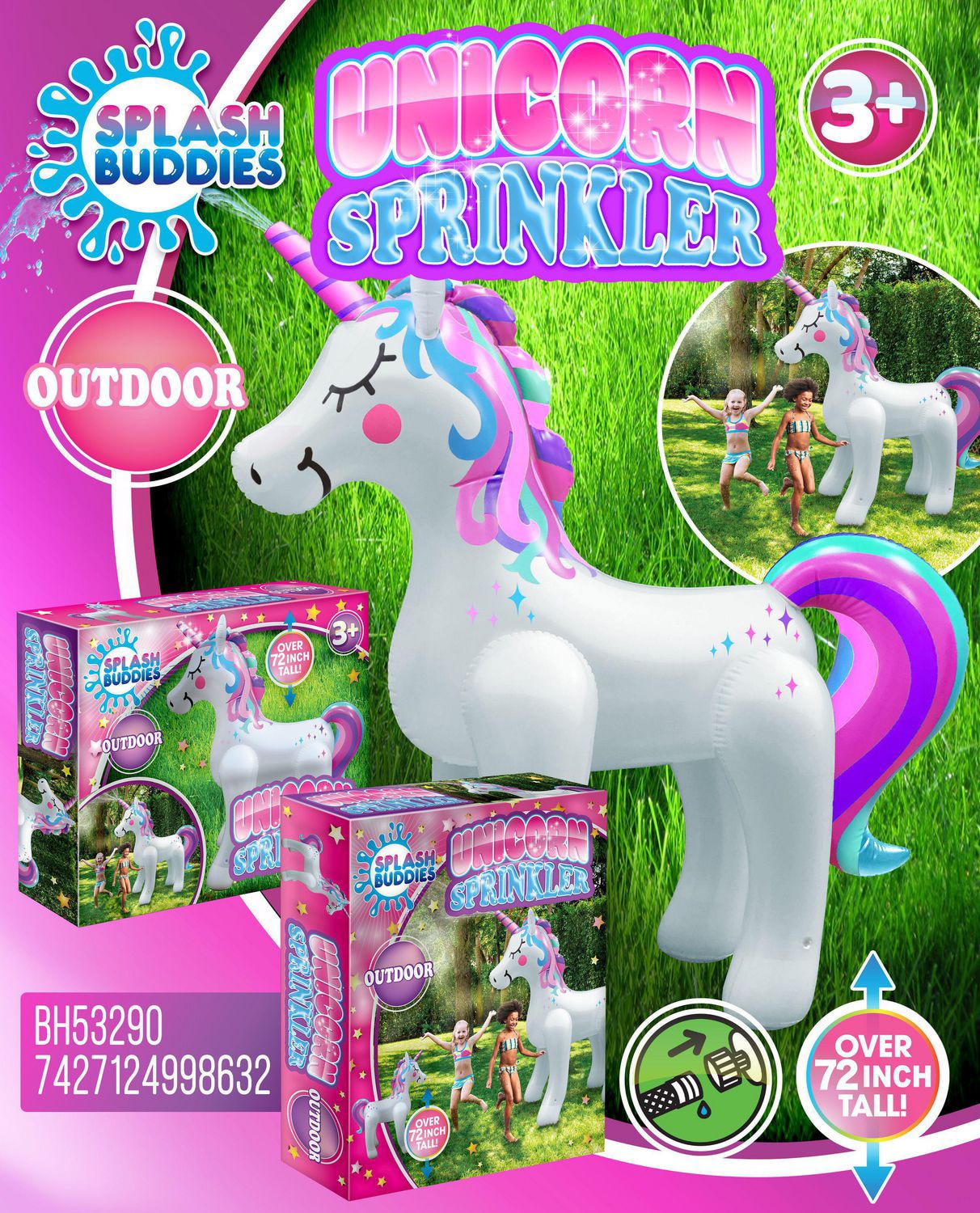 Cotton on hot sale unicorn sprinkler