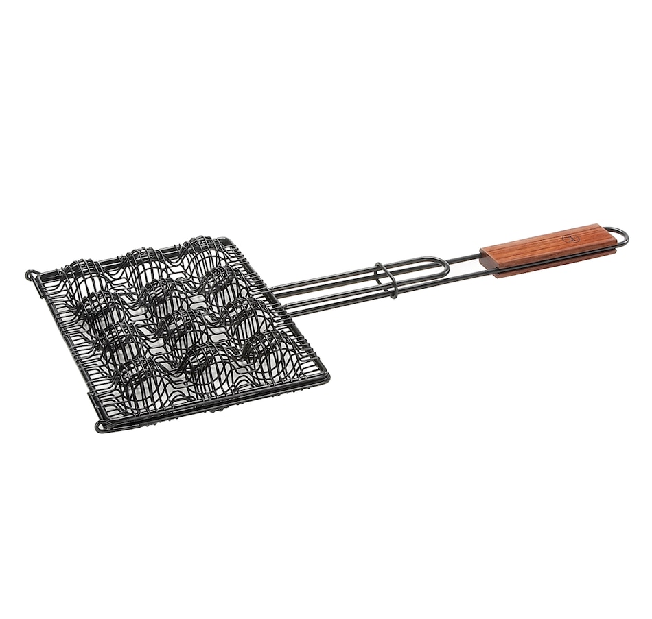 Image 677031.jpg , Product 677-031 / Price $24.99 , Outset Non-Stick Meatball Basket with Rosewood Handle from Outset Grillware on TSC.ca's Home & Garden department