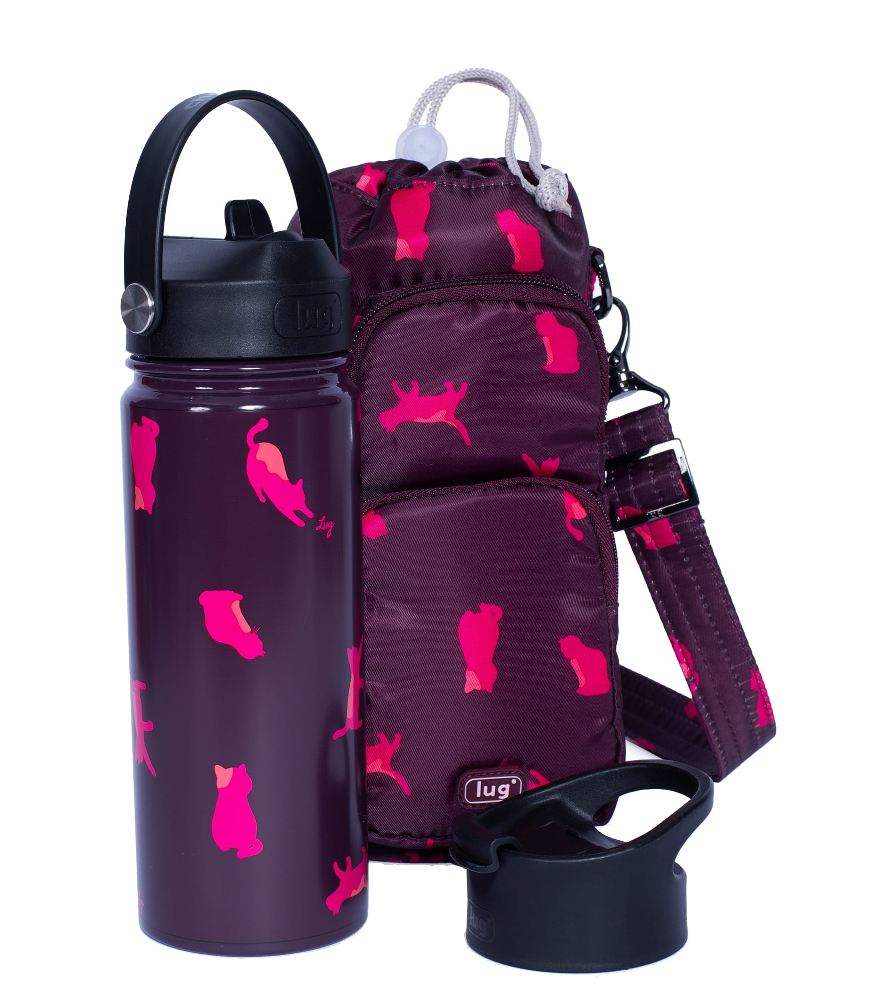 Kitchen Tabletop Bar Mugs Mugs Travel Cups Bottles Lug Duo Chuggie 18.5 oz and Huggie Crossbody and Water Bottle Set TSC Online Shopping for Canadians