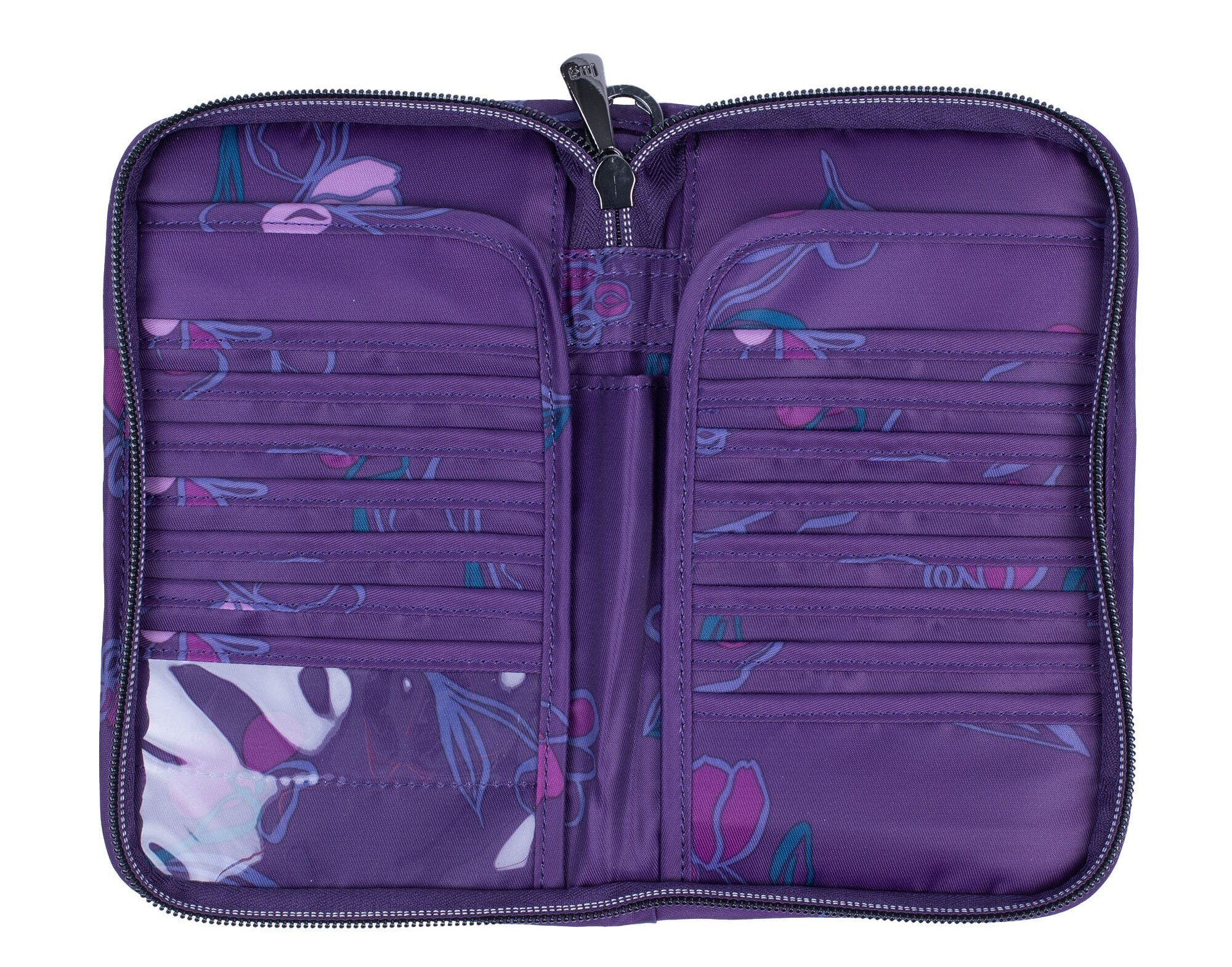 Lug good Tandem Zip SE RFID Wallet- Violet