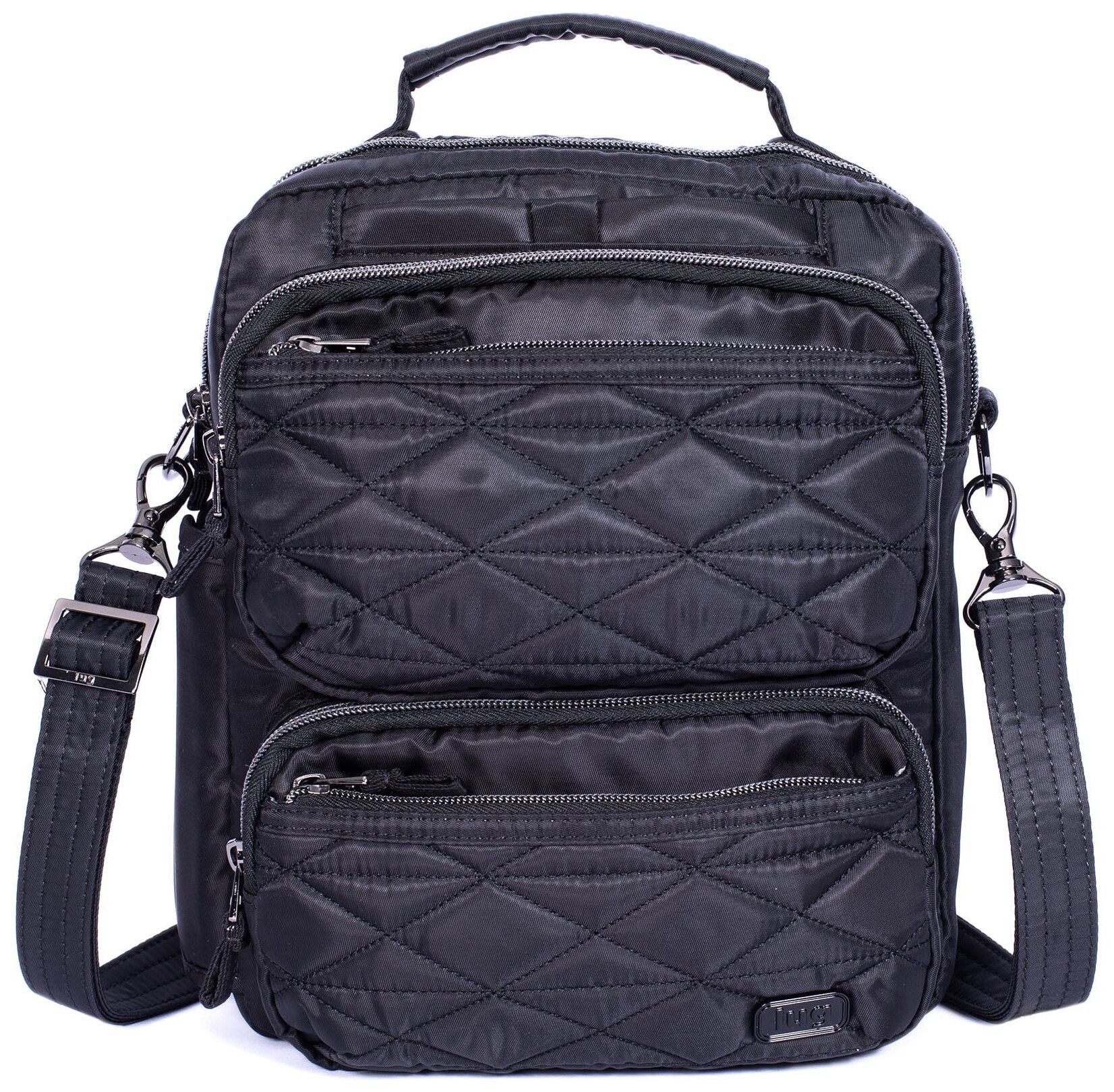 lug compass crossbody