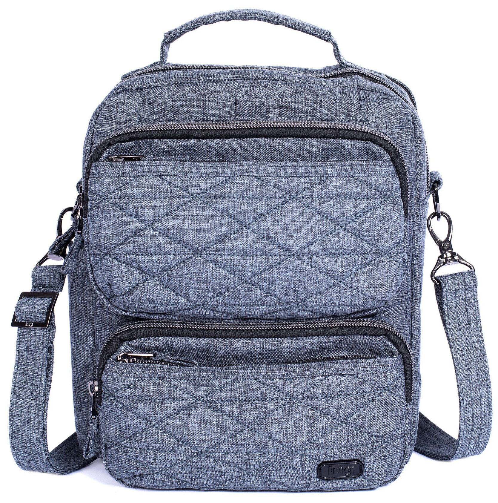 lug compass crossbody