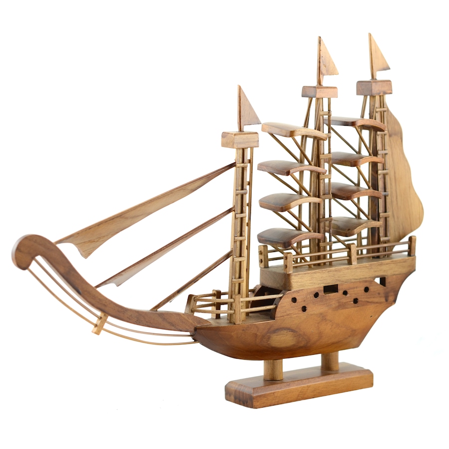 Image 678043_ALTMORE1.jpg, Product 678-043 / Price $29.99, Indonesian Woodcraft Sailboat - 14" from TSC All IN on TSC.ca's Home & Garden department