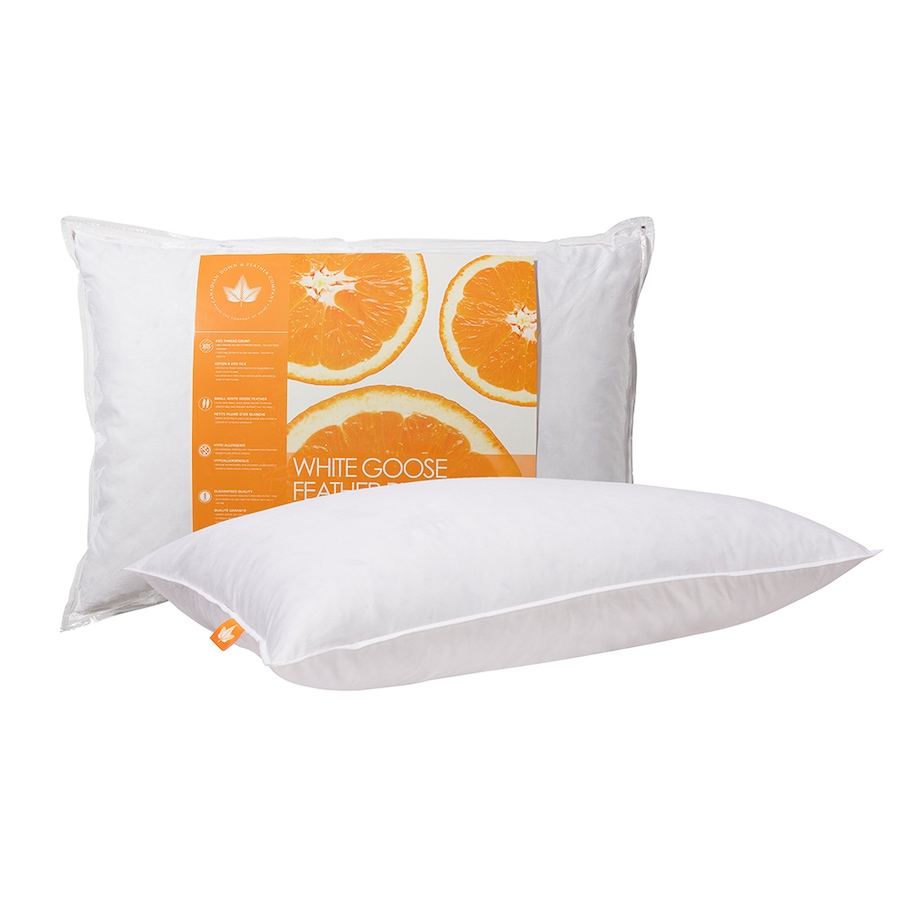 Image 680350.jpg, Product 680-350 / Price $40.00 - $50.00, Canadian Down & Feather White Goose Feather Pillow (soft) from Canadian Down & Feather on TSC.ca's Home & Garden department