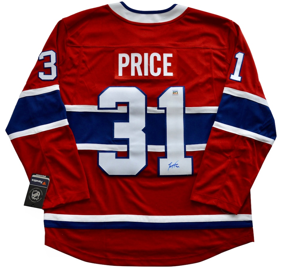 Carey Price - signed Montreal Canadiens #31 jersey
