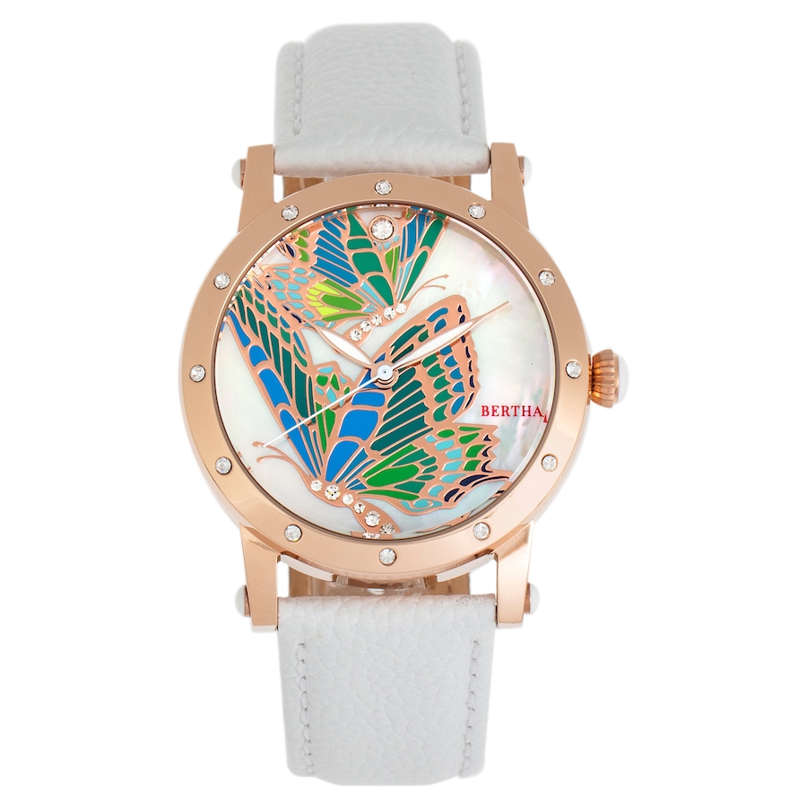 Image 681470_RGWT.jpg, Product 681-470 / Price $175.00, Bertha Isabella Mother of Pearl Leather Watch from Bertha on TSC.ca's Jewellery department