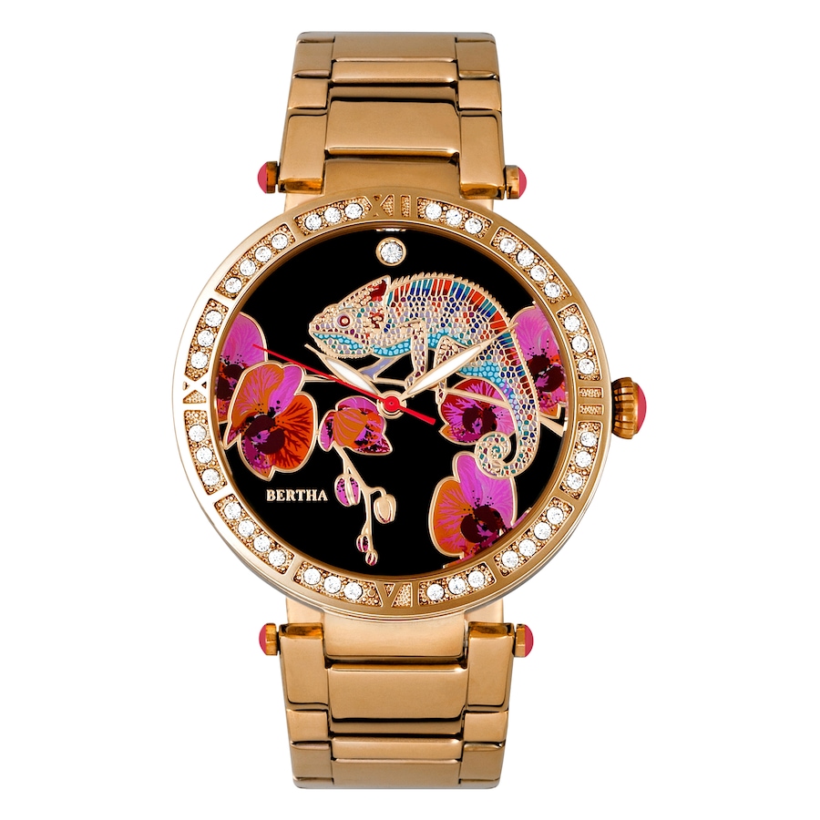 Image 681474_GLD.jpg, Product 681-474 / Price $205.00, Bertha Camilla Mother of Pearl Bracelet Watch from Bertha on TSC.ca's Jewellery department