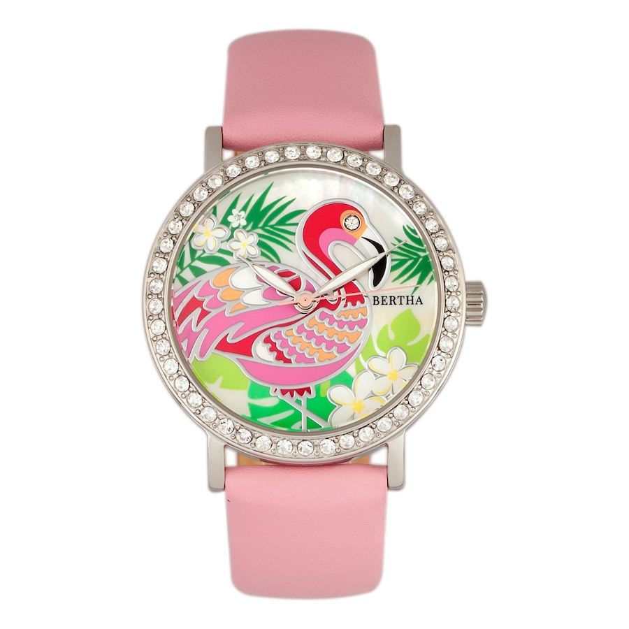 Image 682648_LPK.jpg, Product 682-648 / Price $205.00, Bertha Luna Mother of Pearl Leather Watch from Bertha on TSC.ca's Jewellery department