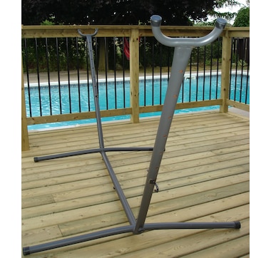 Vivere's Universal Hammock Stand (9ft) - Oil Rubbed Bronze Finish