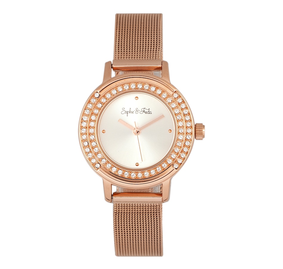 Image 683749_RGL.jpg, Product 683-749 / Price $126.00, Sophie and Freda Cambridge Bracelet Watch with Swarovski Crystals from Sophie and Freda on TSC.ca's Jewellery department
