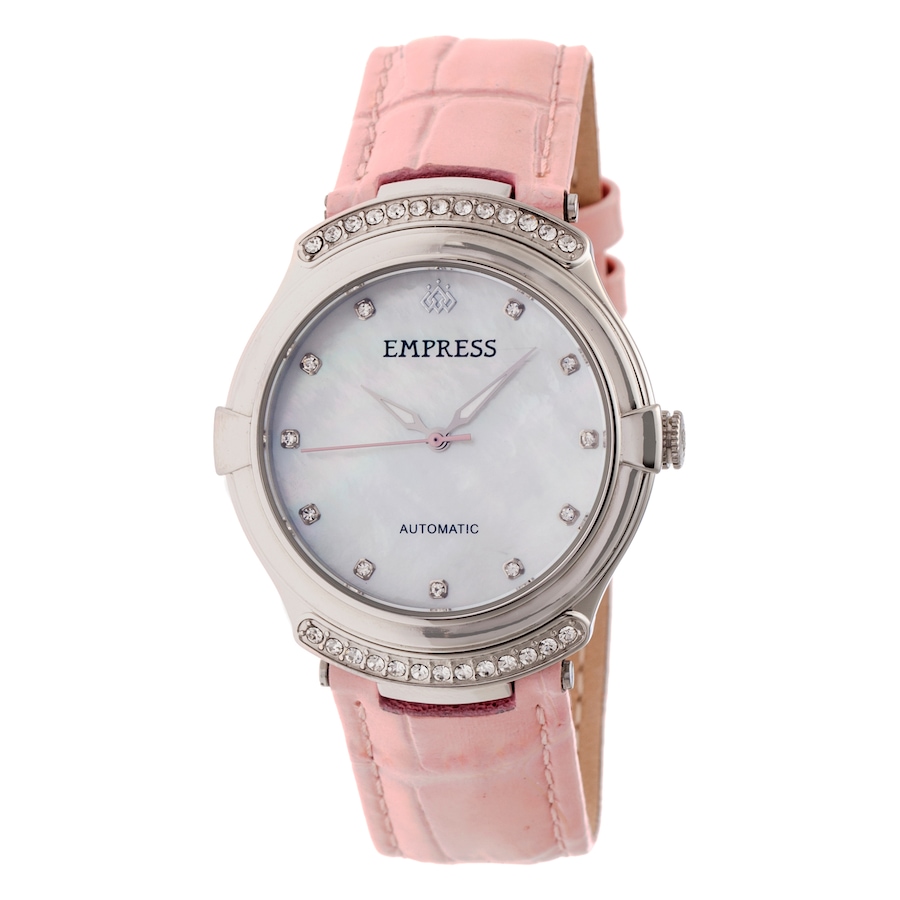 Image 684245_LPK.jpg, Product 684-245 / Price $295.00, Empress Francesca Automatic Mother of Pearl Leather Watch from Empress on TSC.ca's Jewellery department