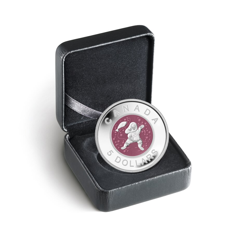 Image 684733_ALTMORE2.jpg, Product 684-733 / Price $139.95, 2013 $5 Proof Niobium and Silver Coin Contemporary Aboriginal Art - Mother and Baby Ice Fishing from Royal Canadian Mint (RCM) on TSC.ca's Coins department