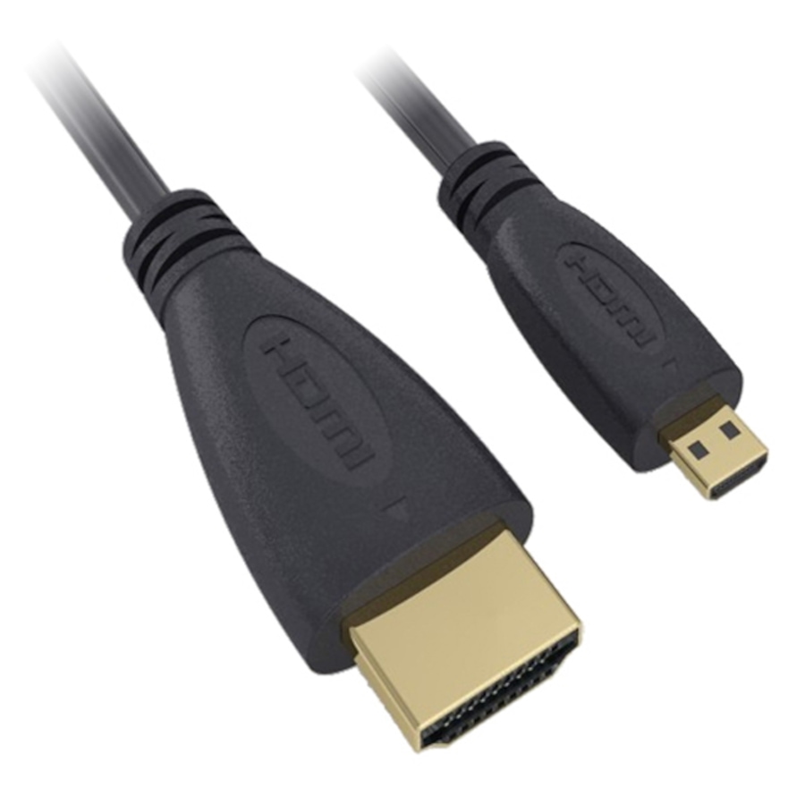 Image 685240.jpg, Product 685-240 / Price $25.99, Electronic Master 6-Ft High-Quality Micro HDMI Male to HDMI Male Cable with 1.4 Ethernet & 3D Ready  on TSC.ca's Electronics department