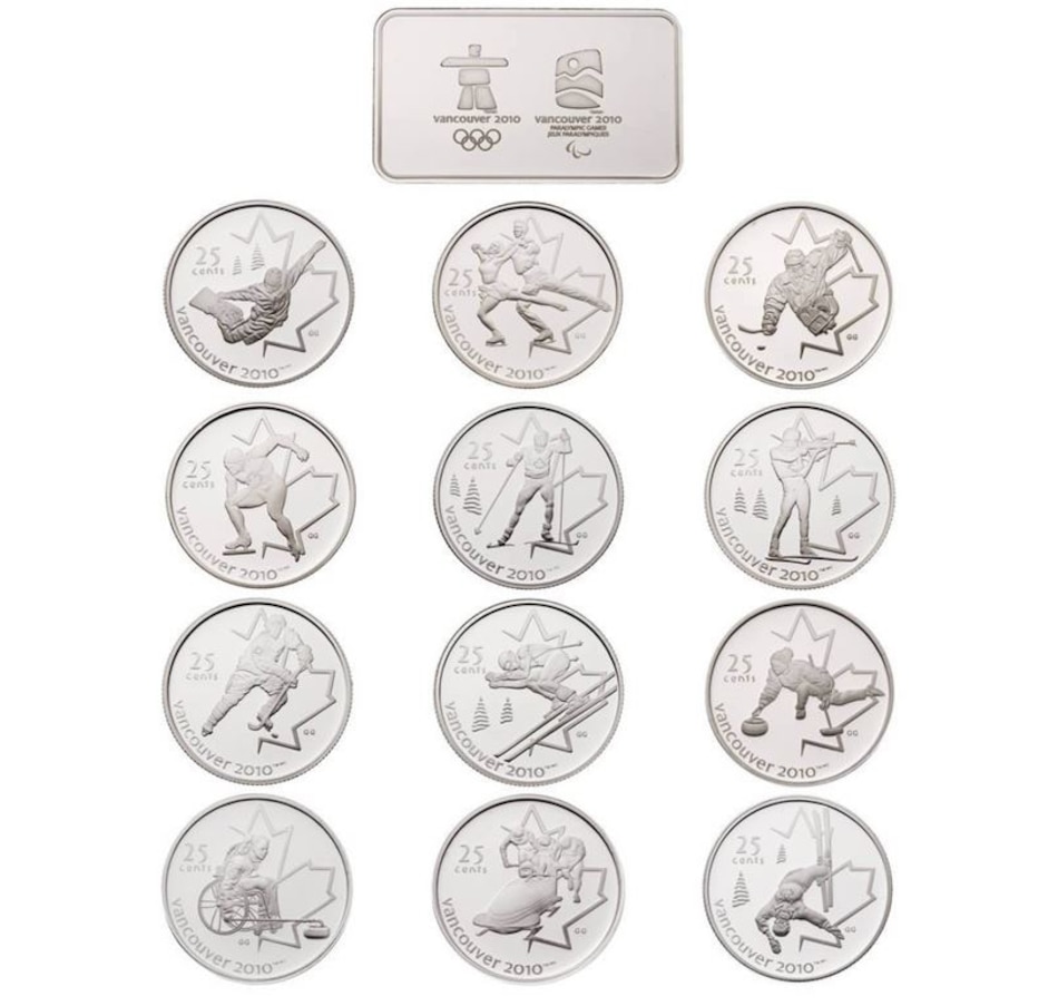 Image 685481_ALTMORE1.jpg, Product 685-481 / Price $199.95, 2010 25C Vancouver Coin Set and Wafer from Royal Canadian Mint (RCM) on TSC.ca's Coins department