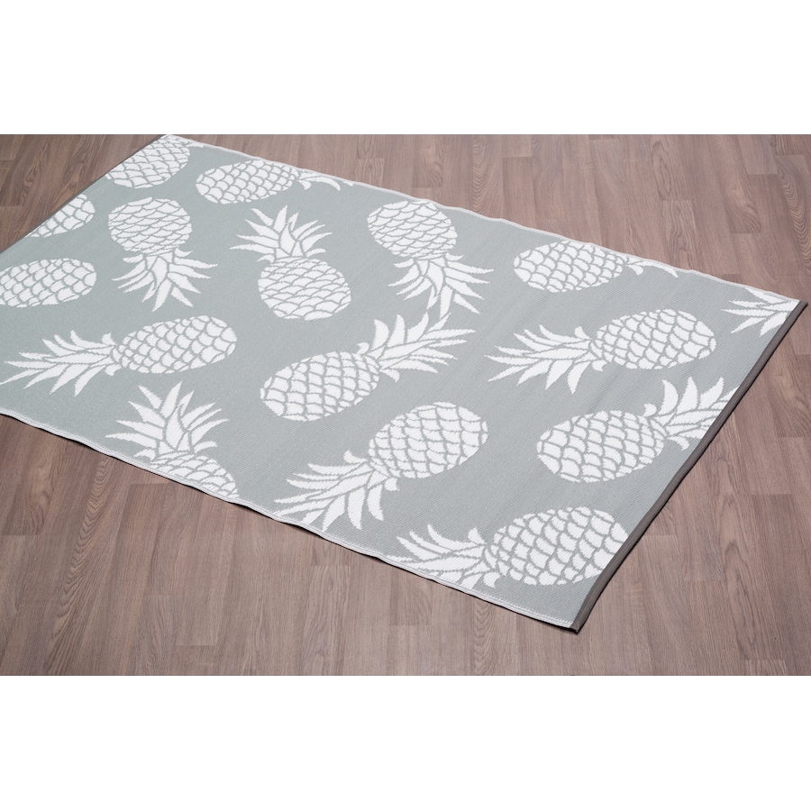 Image 685490_ALTMORE1.jpg, Product 685-490 / Price $28.00 - $62.00, Viana Indoor/Outdoor Reversible Plastic Rug, Grey Pineapple from Viana Inc on TSC.ca's Home & Garden department
