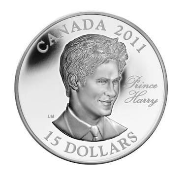$15 Ultra-High Relief Sterling Silver Coin - HRH Prince Henry of Wales
