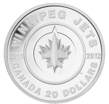 $20 Silver Coin - Winnipeg Jets