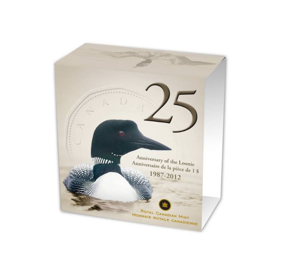Image 685543_ALTMORE3.jpg, Product 685-543 / Price $169.95, 2012 $1 Fine Silver Coin - Artistic Two Loons with Hand-Signed Card by Artist from Royal Canadian Mint (RCM) on TSC.ca's Coins department