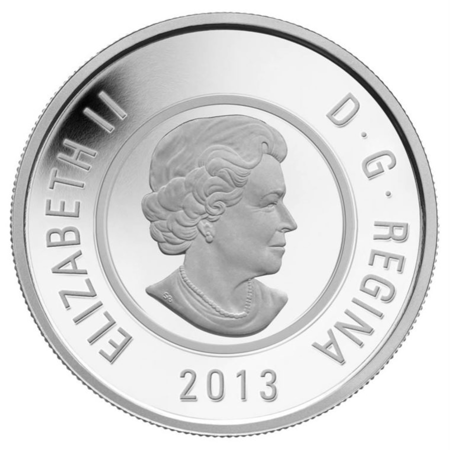 Image 685548_ALTMORE1.jpg, Product 685-548 / Price $119.95, 2013 $5 Proof Silver and Niobium Coin Contemporary Aboriginal Art - Ice Fishing Father from Royal Canadian Mint (RCM) on TSC.ca's Coins department