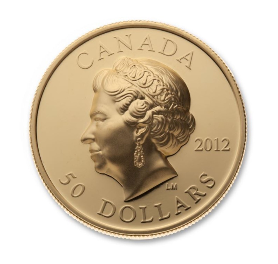 Image 685557.jpg, Product 685-557 / Price $5,795.00, $50 Gold Double Effigy Portrait Ultra-High Relief from Royal Canadian Mint (RCM) on TSC.ca's Coins department