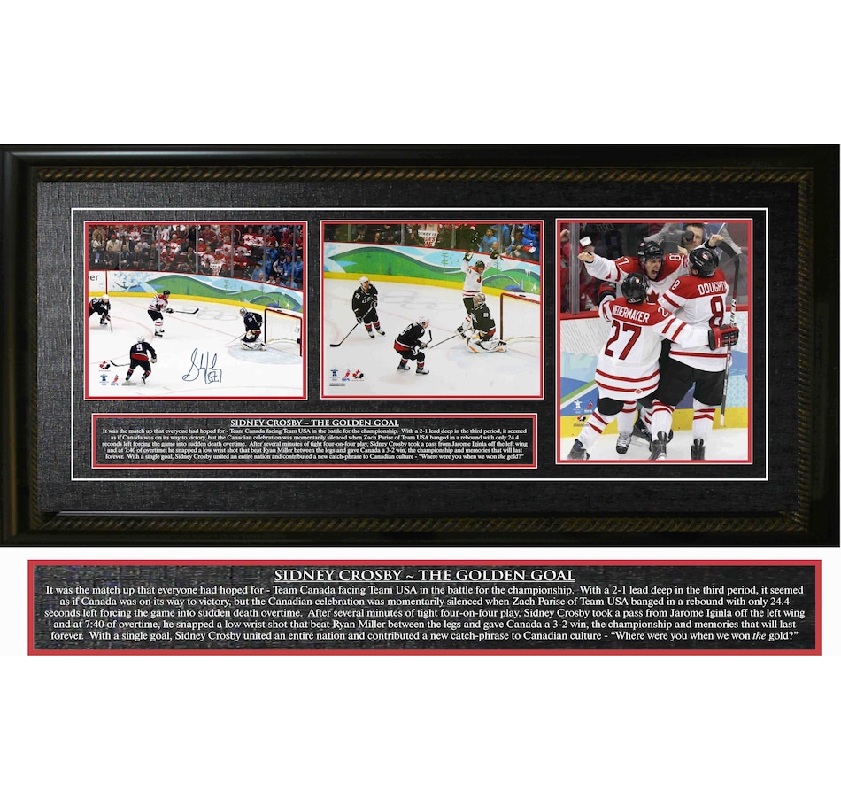 Sidney Crosby Signed Photo 8×10 Team Canada – COA