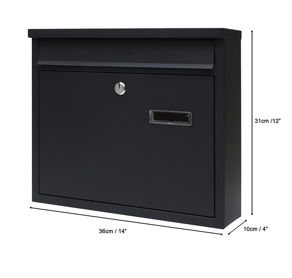 Image 687823_ALTMORE500.jpg, Product 687-823 / Price $66.95, Fine Art Lighting Wall-Mounted Steel Mailbox from Fine Art Lighting on TSC.ca's Home & Garden department