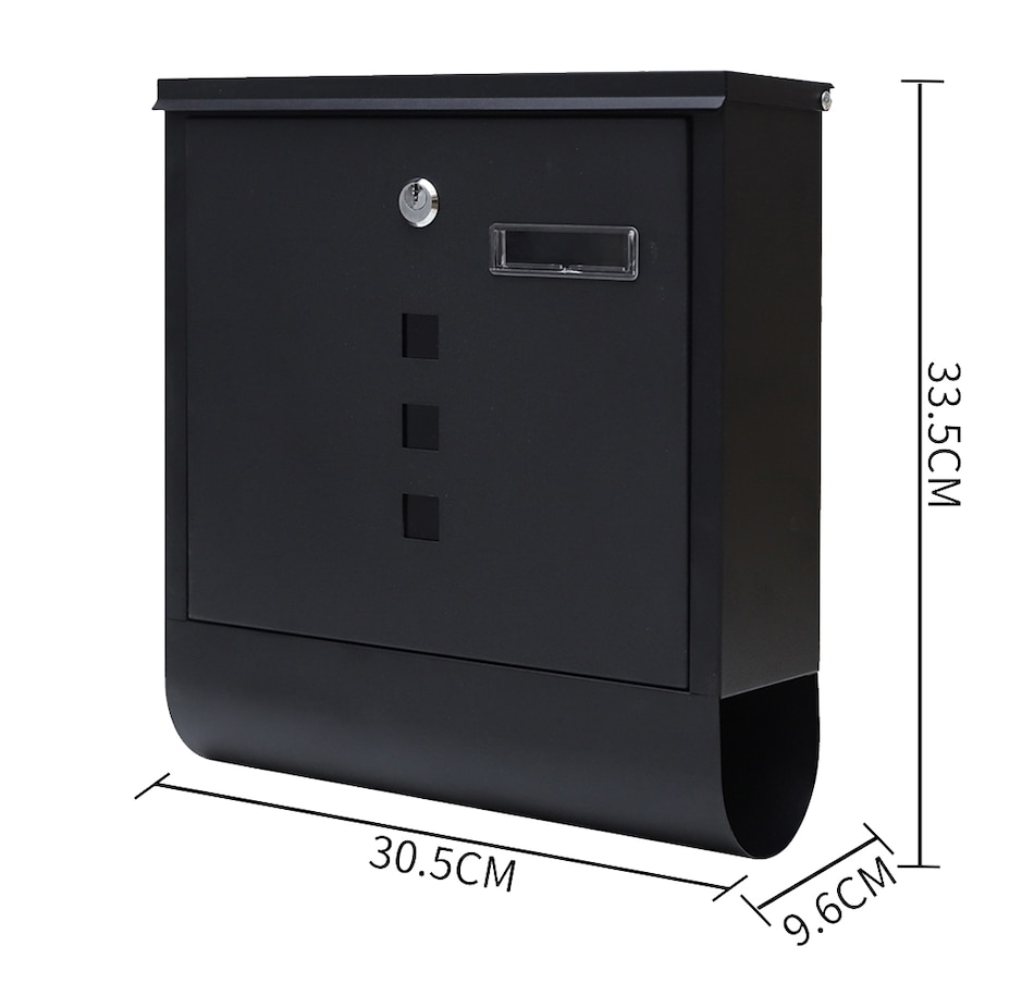 Image 687826_ALTMORE3.jpg, Product 687-826 / Price $76.00, Fine Art Lighting Wall-Mounted Steel Mailbox from Fine Art Lighting on TSC.ca's Home & Garden department