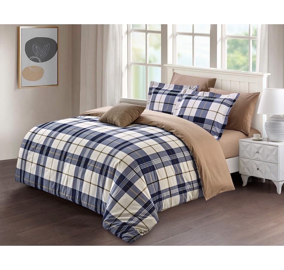 Image 687900.jpg, Product 687-900 / Price $85.99 - $113.99, North Home Denver 100% Cotton 4-Piece Duvet Cover Set from North Home on TSC.ca's Home & Garden department