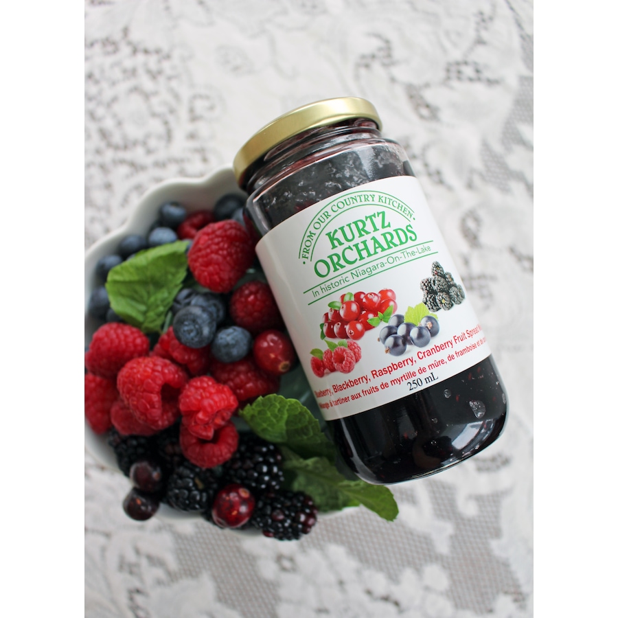 Image 687929_ALTMORE2.jpg, Product 687-929 / Price $33.99, Kurtz Orchards Fruit Spread Melange Trio - Spring Collection from Fruit of the Land on TSC.ca's Kitchen department