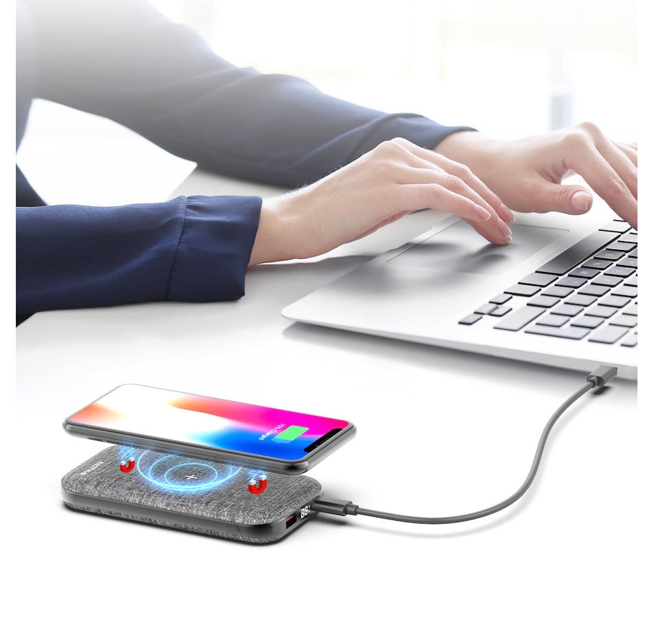 Image 689107_ALTMORE3.jpg, Product 689-107 / Price $99.99, Excitrus NitroCharge 30 (30W Power Bank Wireless) on TSC.ca's Electronics department